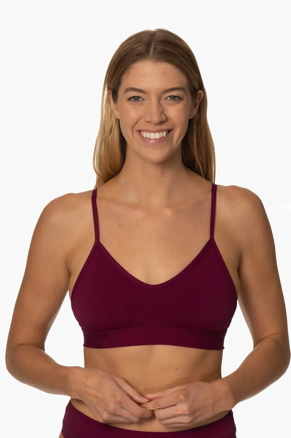 Mara Bikini Top - Cabernet