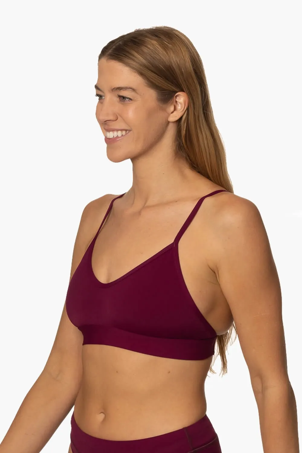 Mara Bikini Top - Cabernet