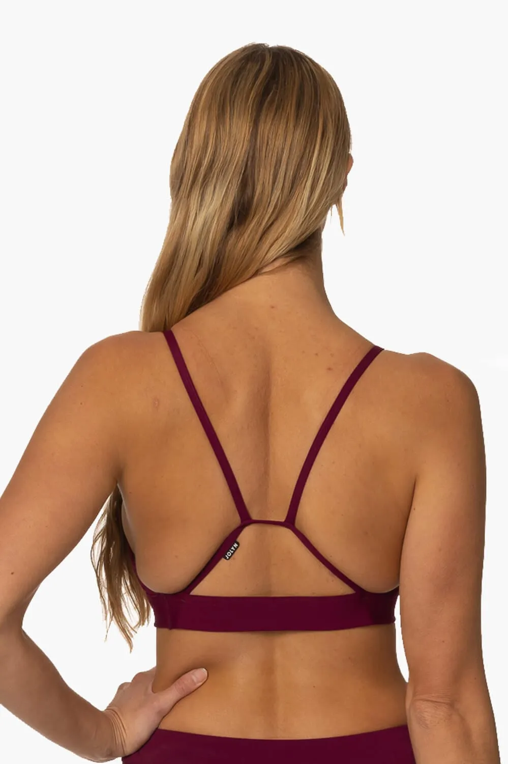 Mara Bikini Top - Cabernet