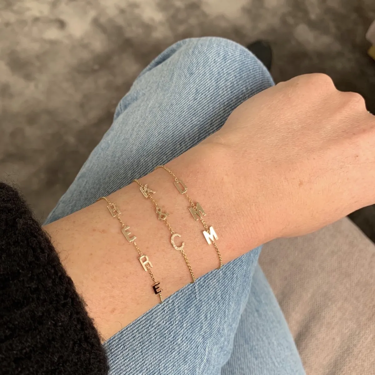 Mini Letter Bracelet (custom)