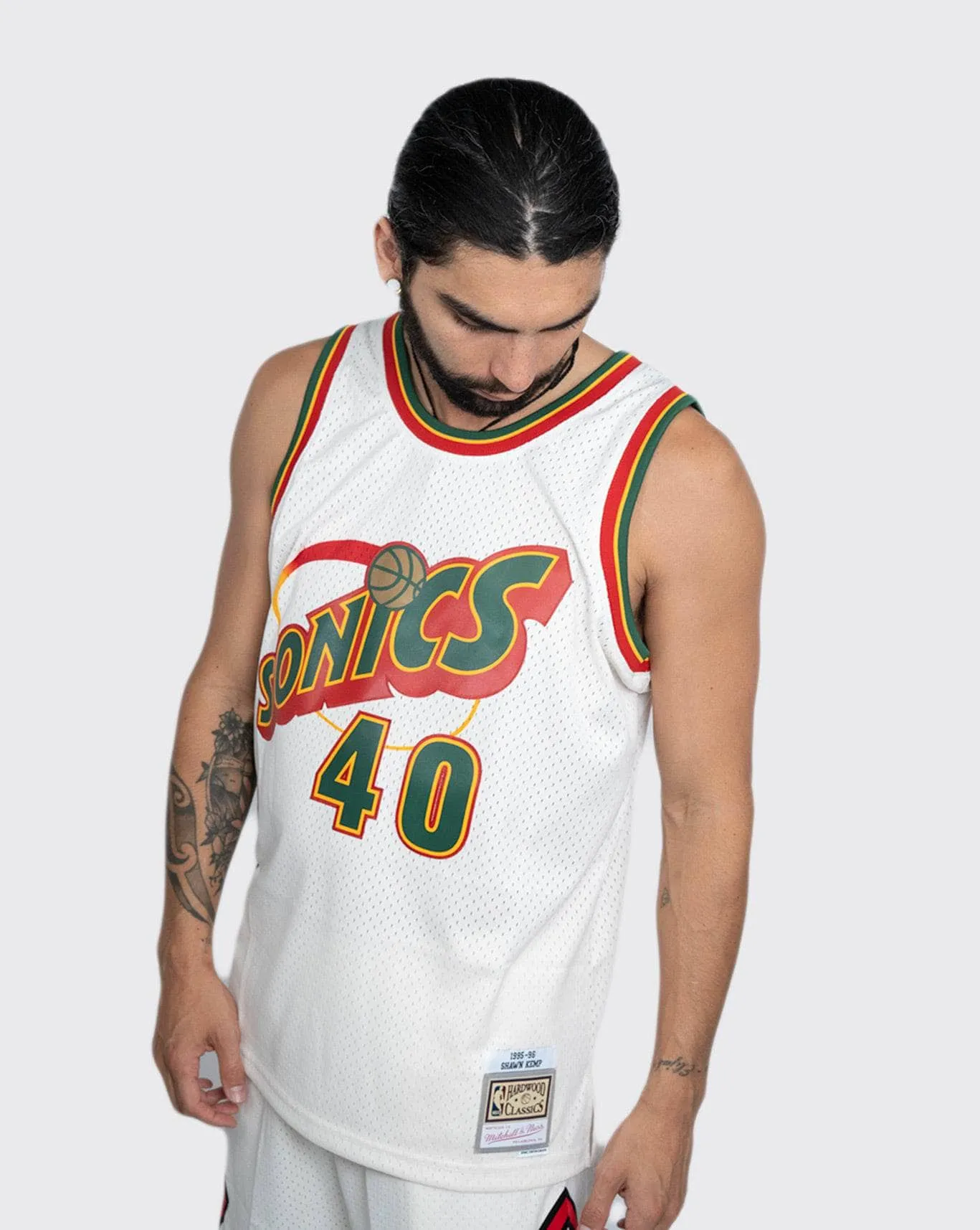 Mitchell & Ness Kemp Sonics Swing Jersey