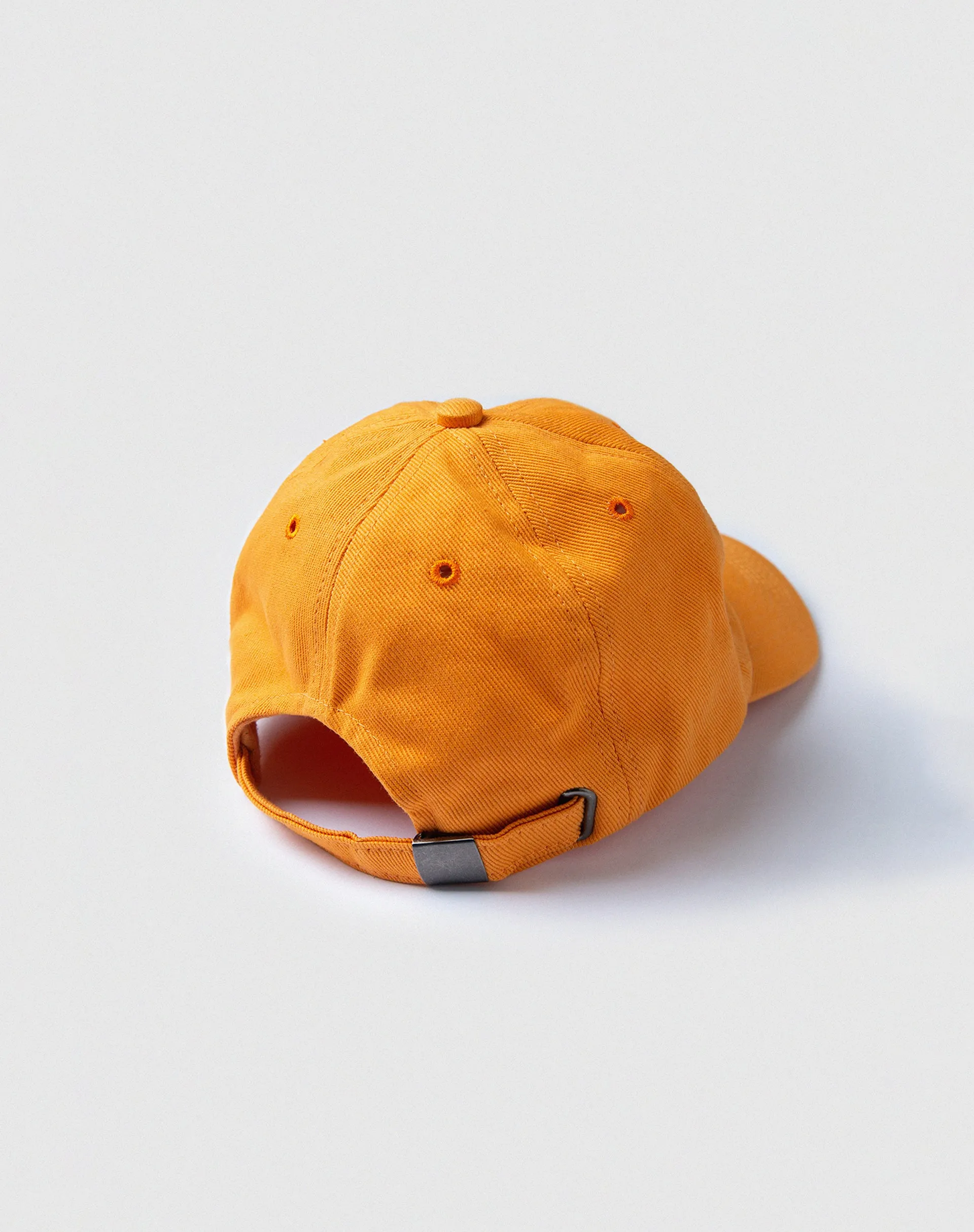 MOTEL X BARBARA Five Panel Hat in Apricot Hibiscus