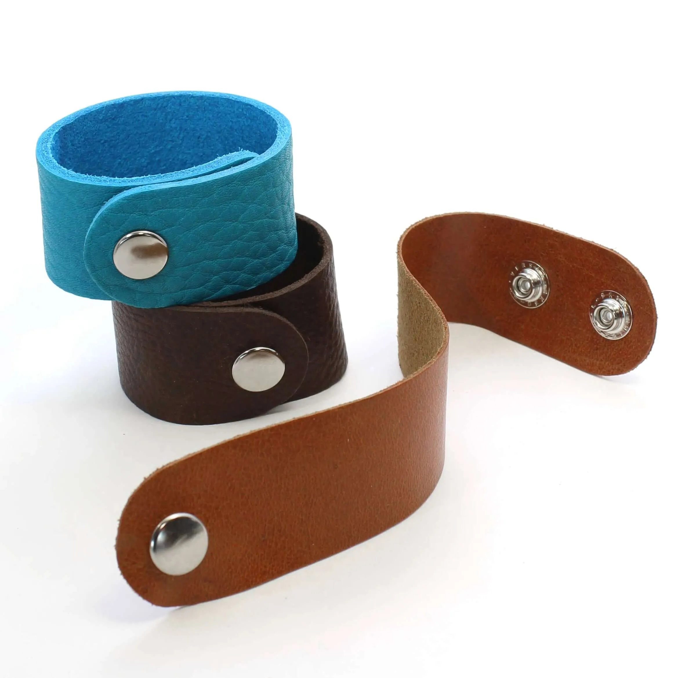 Mountain Goat in Glacier Park Leather Cuff