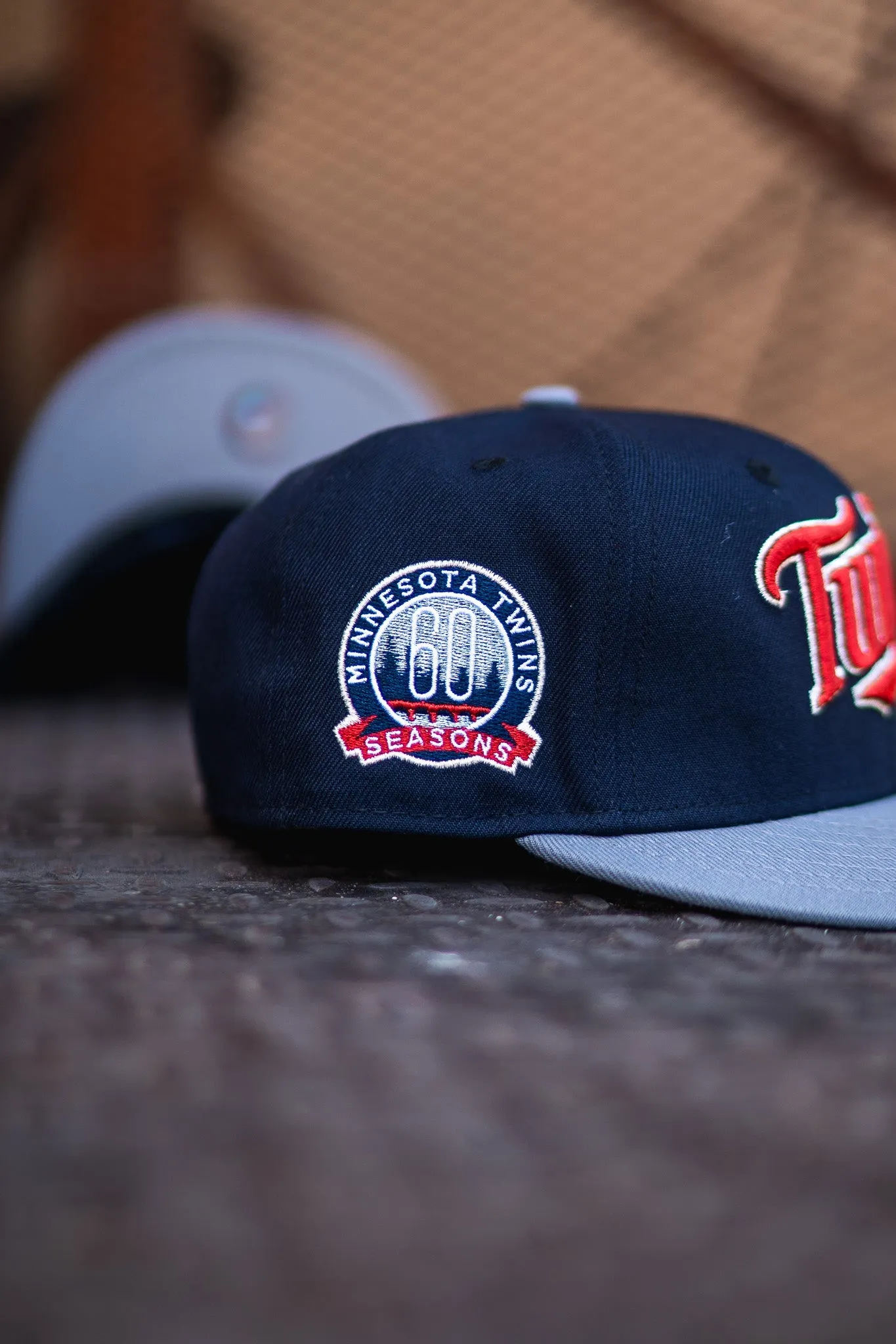 New Era Minnesota Twins 60th Anniversary Good Grey UV (Navy/Dark Grey)