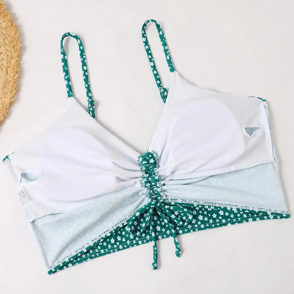 Ocean Breeze Bikini-Set mit hoher Taille