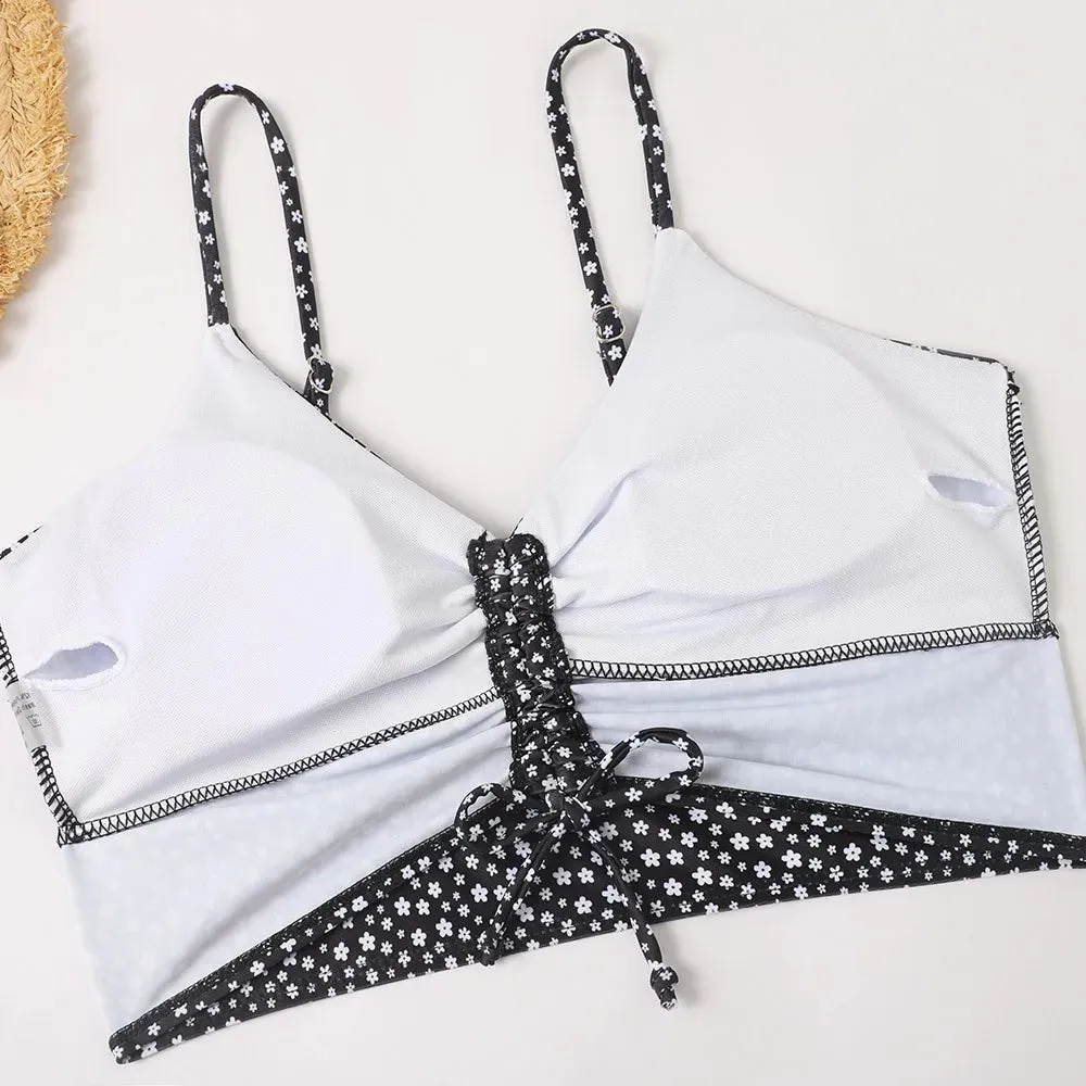 Ocean Breeze Bikini-Set mit hoher Taille