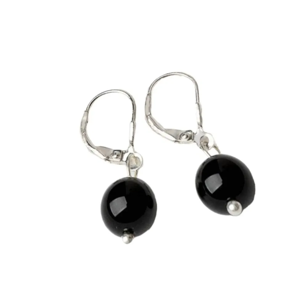 Onyx Crystal Earrings