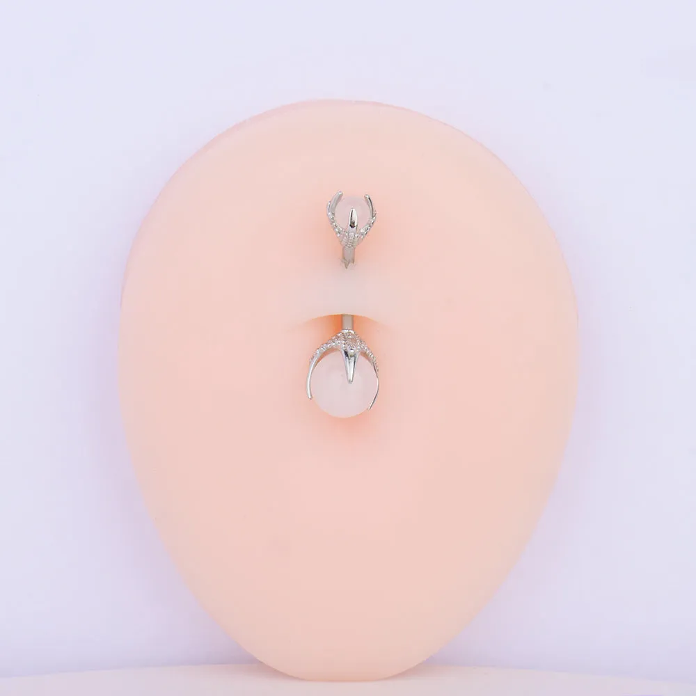 Opal Belly Ring