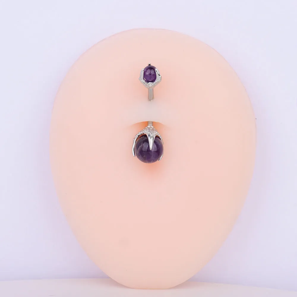 Opal Belly Ring