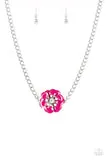 Paparazzi Necklace Hibiscus Hula - Pink