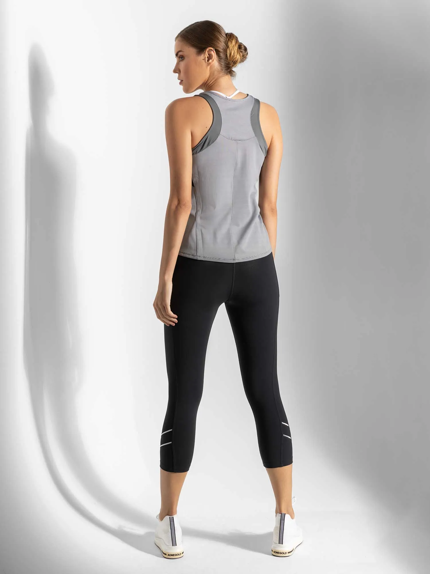 Phoebe Tennis & Active Tank - Onyx Stripes Combo