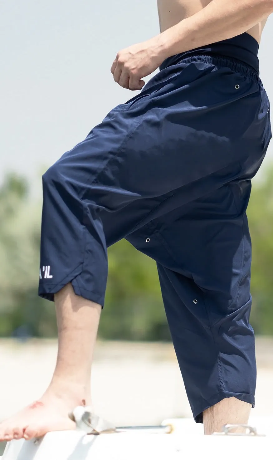 QL Halal Swim Shorts SB UNI in Navy Blue