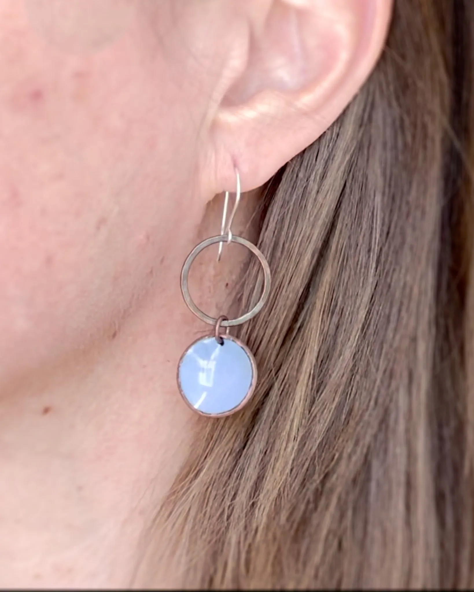 Revolve Patina Medium Penny earrings [made to order]