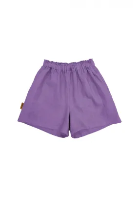 Shorts linen violet