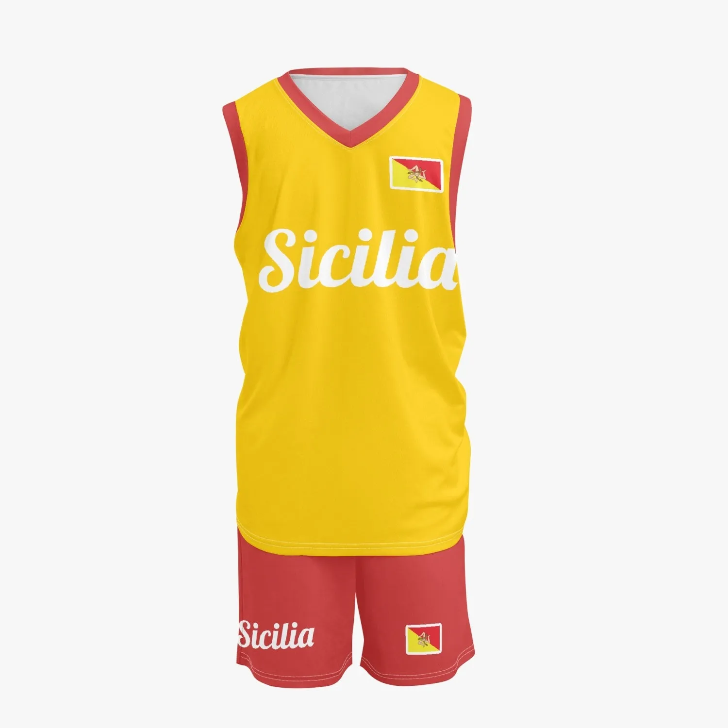 Sicilia Basketball Jersey Set