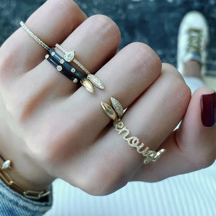 Solid Gold Claw Ring