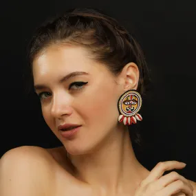 Sooraj hand embroidered earring