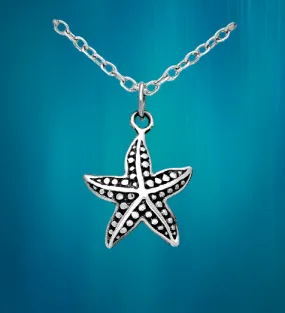 Sterling Silver Starfish Necklace