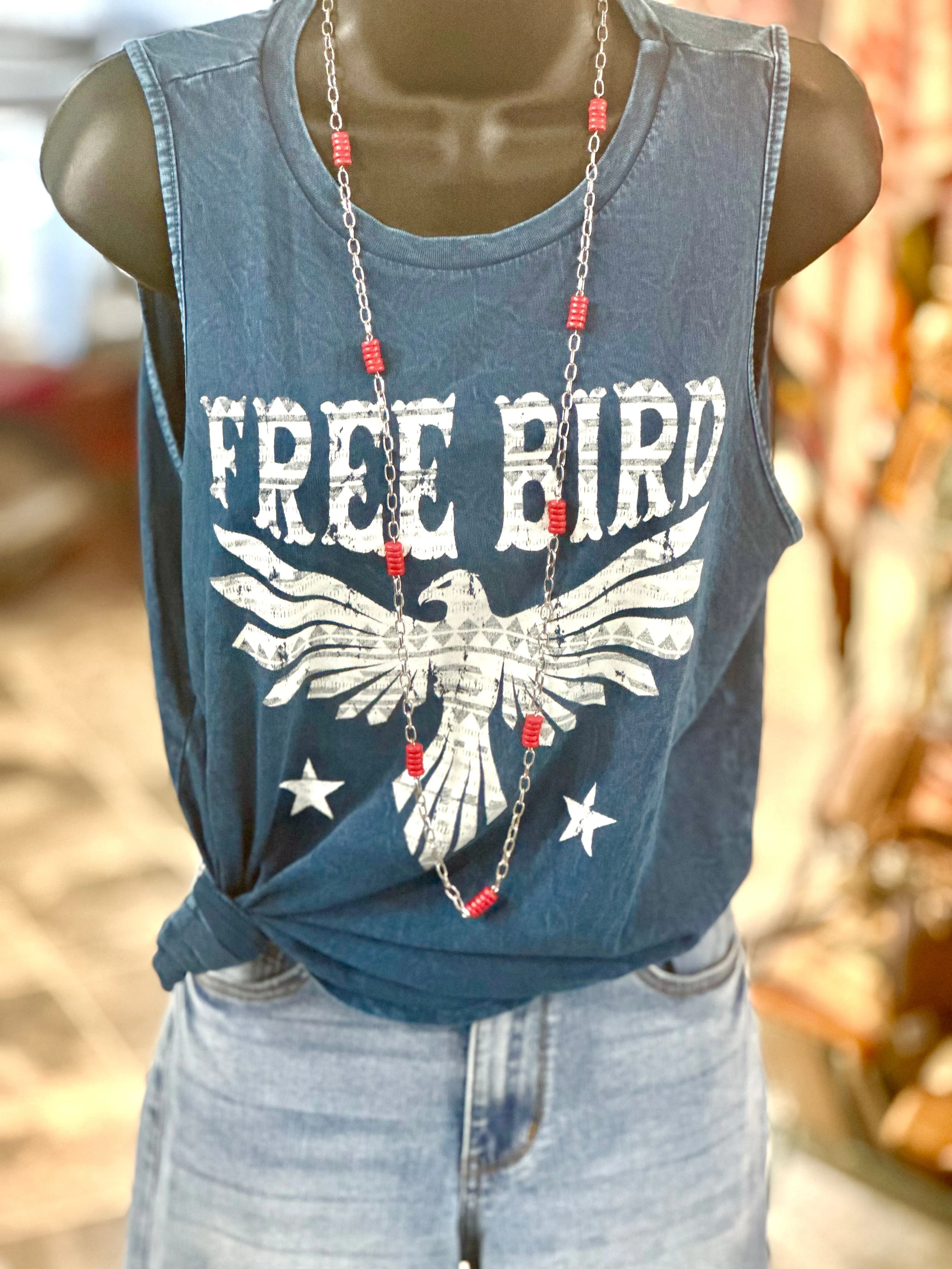 The Blue FreeBird America Summer Tank