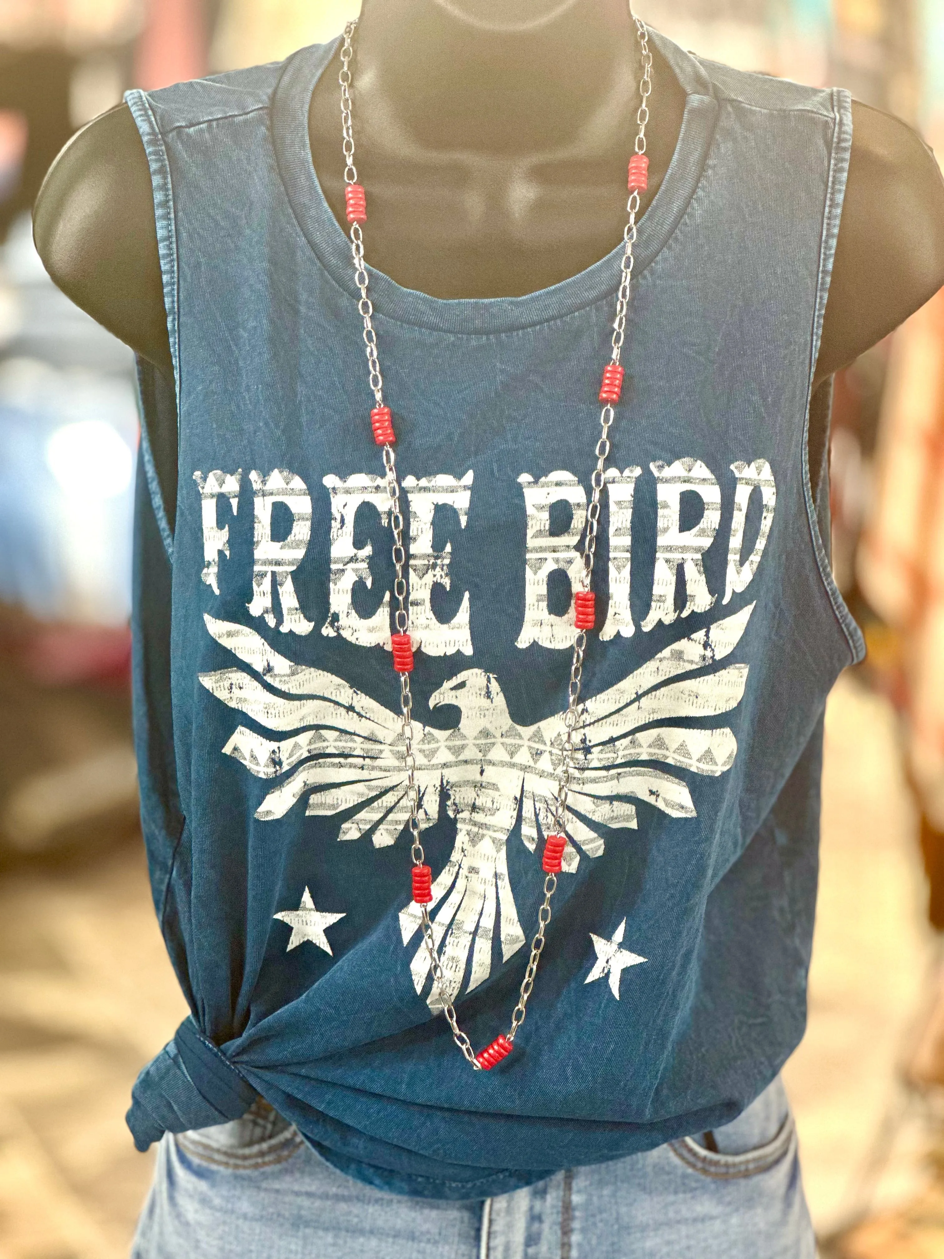 The Blue FreeBird America Summer Tank