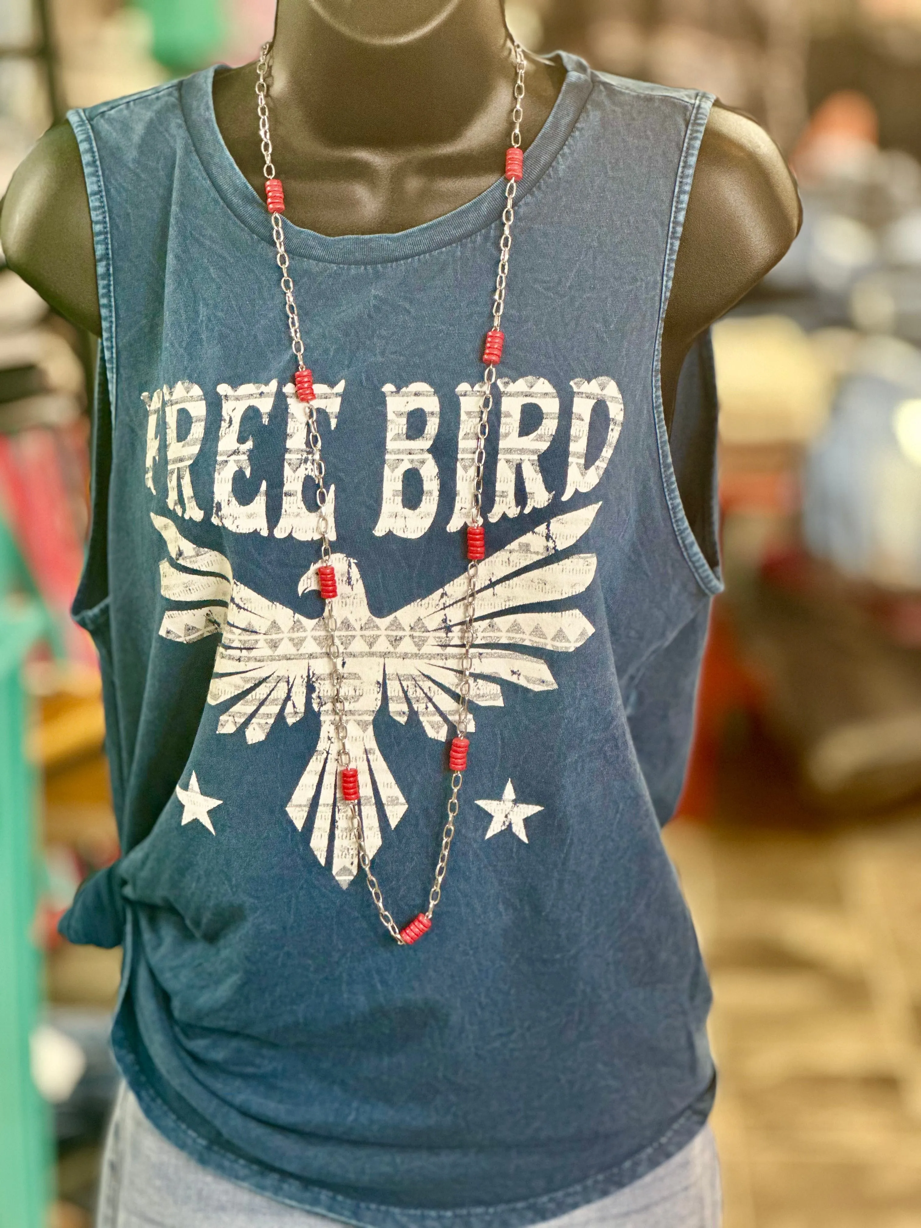 The Blue FreeBird America Summer Tank