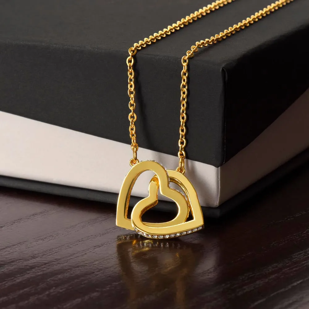 To My Bonus Daughter Necklace from Mom/Dad, Life Gave Me The Gift of You