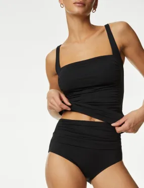 Tummy Control Square Neck Tankini Top