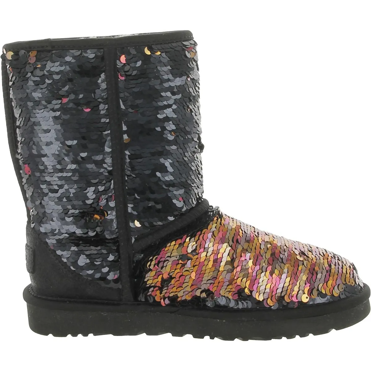 Ugg Womens Classic Short Sequined Ankle Winter Boots