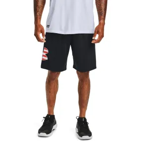 'Under Armour' Men's 10 Freedom Tech Big Flag Shorts - Black