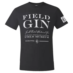 Unisex Field Gin Script T-Shirt - Grey