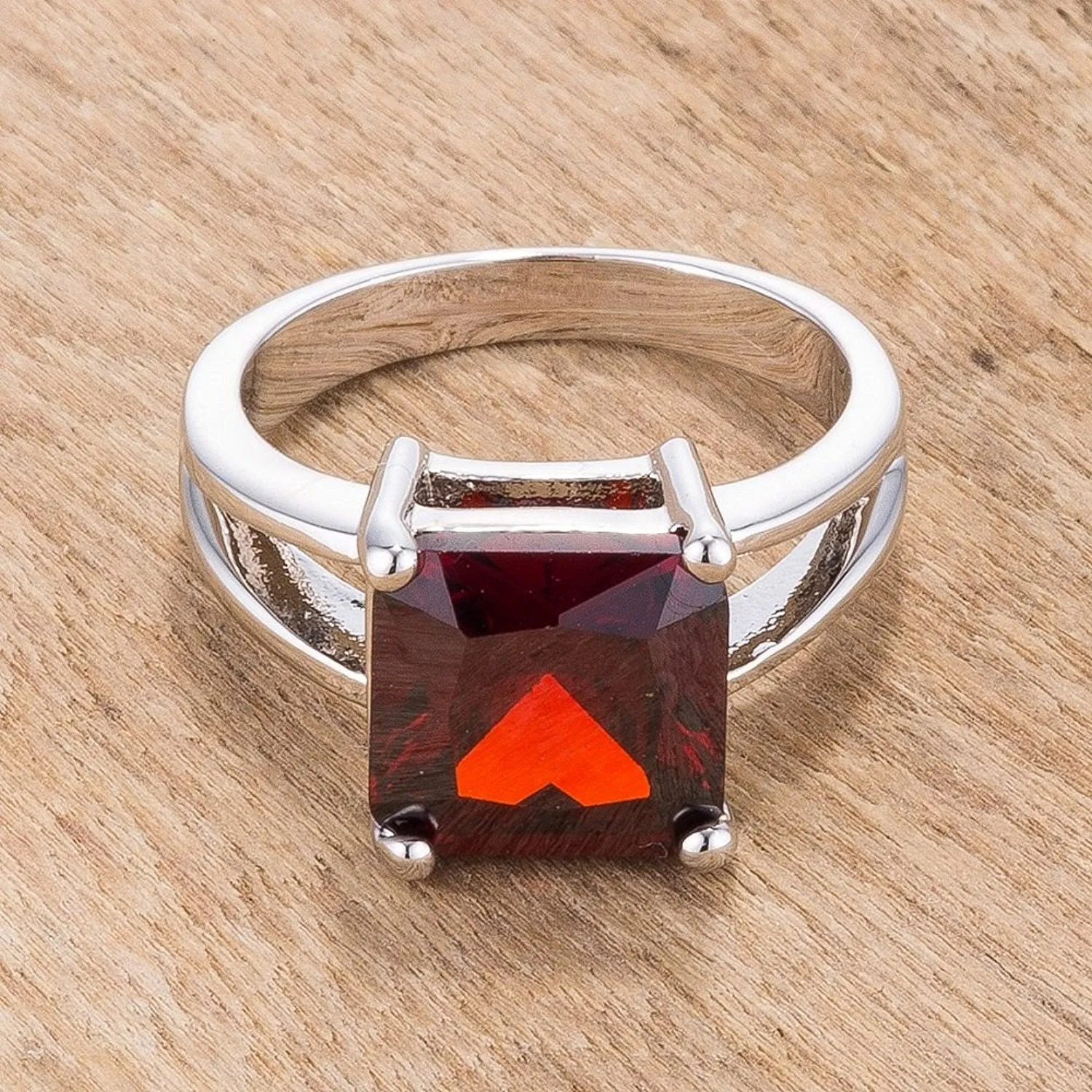 WildKlass Garnet Gypsy Ring