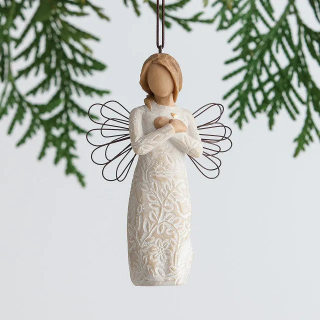 Willow Tree? Remembrance Angel Ornament (Light Skin) - Eternal Memories and Comfort