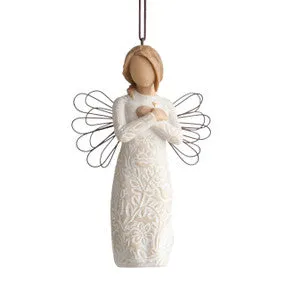 Willow Tree? Remembrance Angel Ornament (Light Skin) - Eternal Memories and Comfort