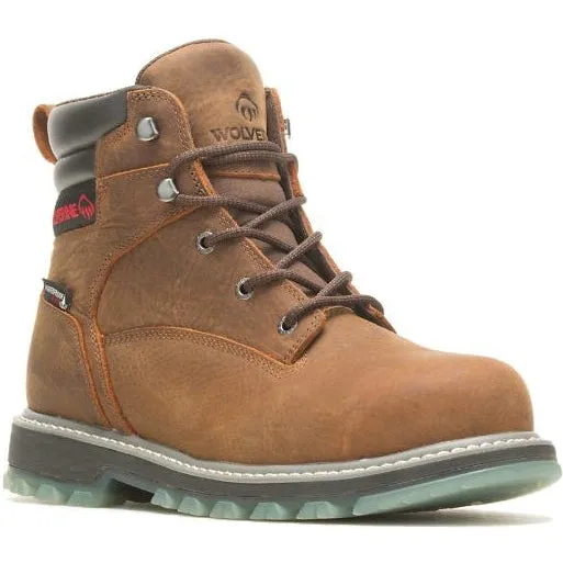 Wolverine Men's Floorhand Lx 6 Steel Toe WP Work Boot -Brown- W231016