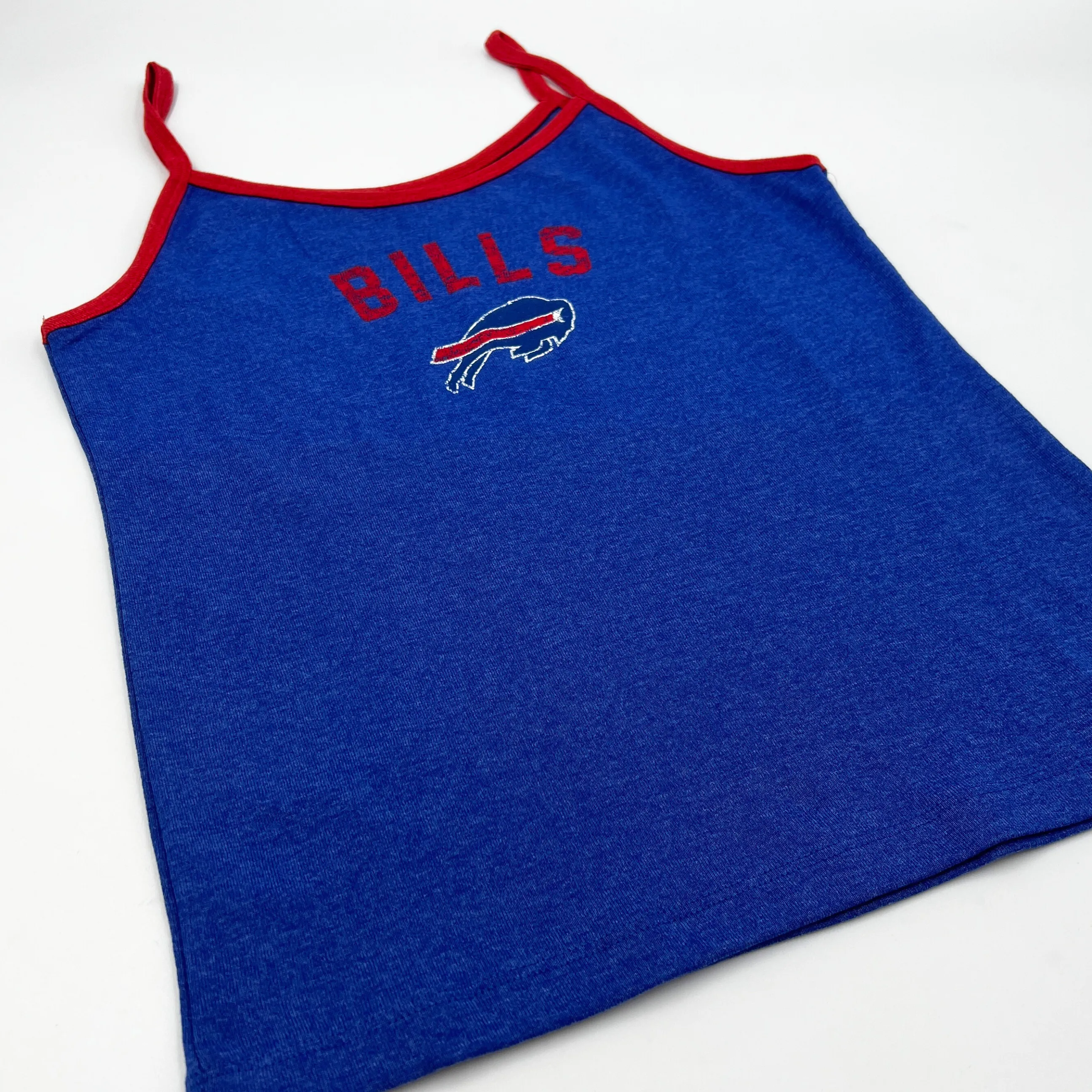 Women's New Era Bills Heather Blue Tank Top