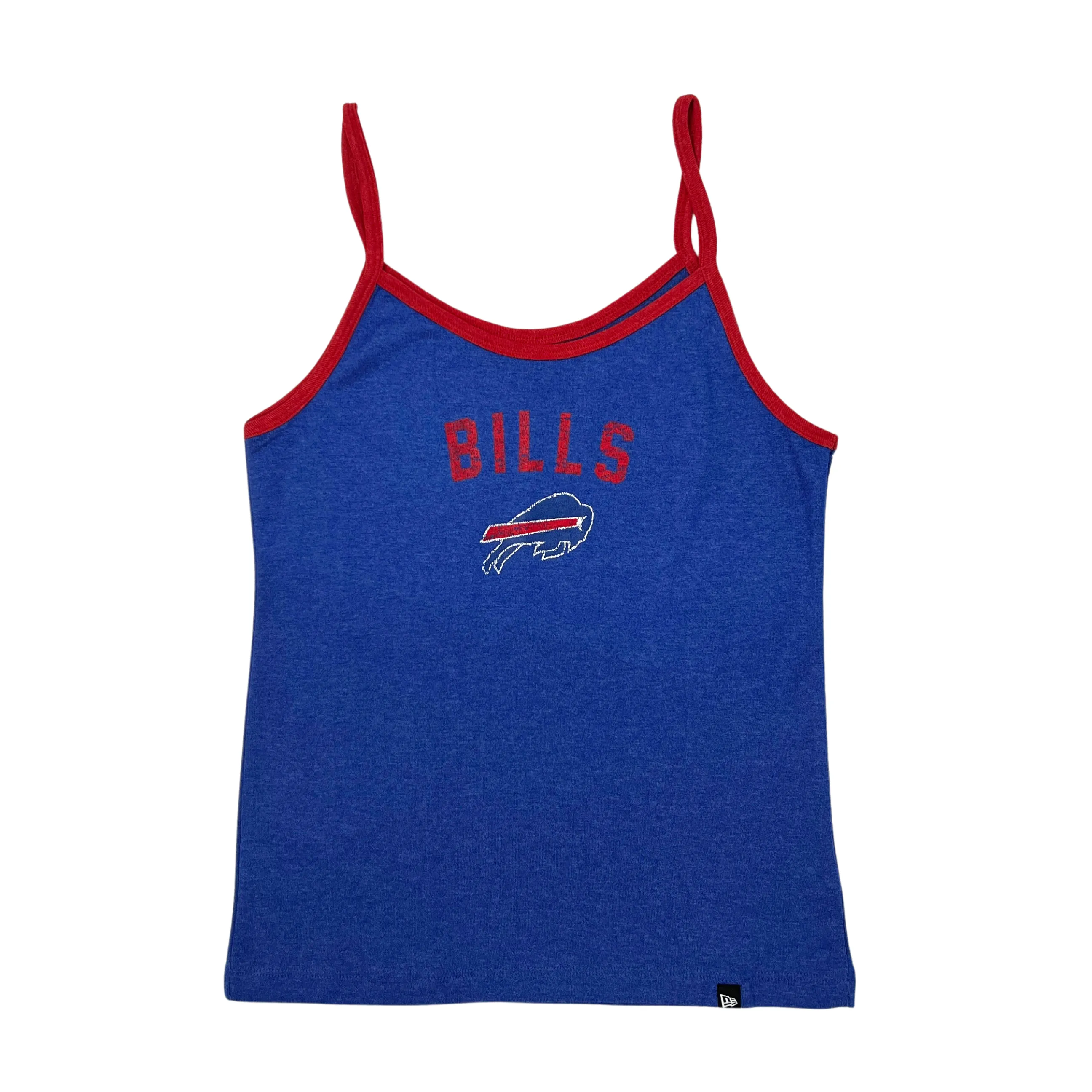 Women's New Era Bills Heather Blue Tank Top