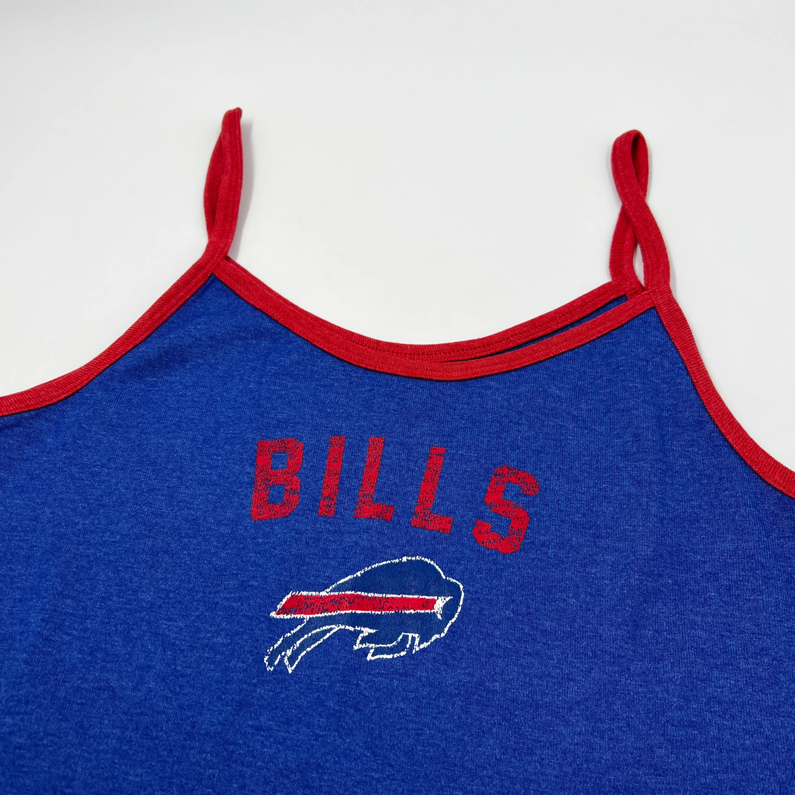 Women's New Era Bills Heather Blue Tank Top