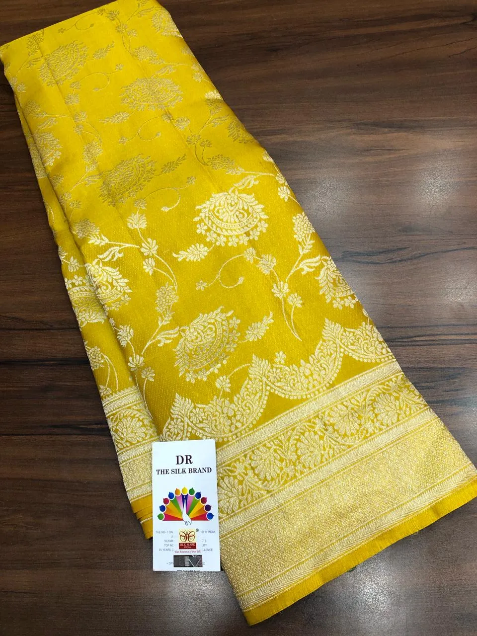 YELLOW AND FIROZI BLUE SHADE BRIDAL SPECIAL PRESENTING A PURE KANCHI HANDLOOM PATTU SILK SAREES WITH BROCADE ZARI WEAVINGS-PRIYA001KS